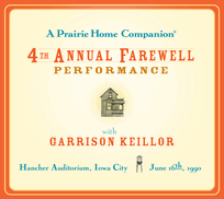 A Prairie Home Companion: The 4th Annual Farewell Performance